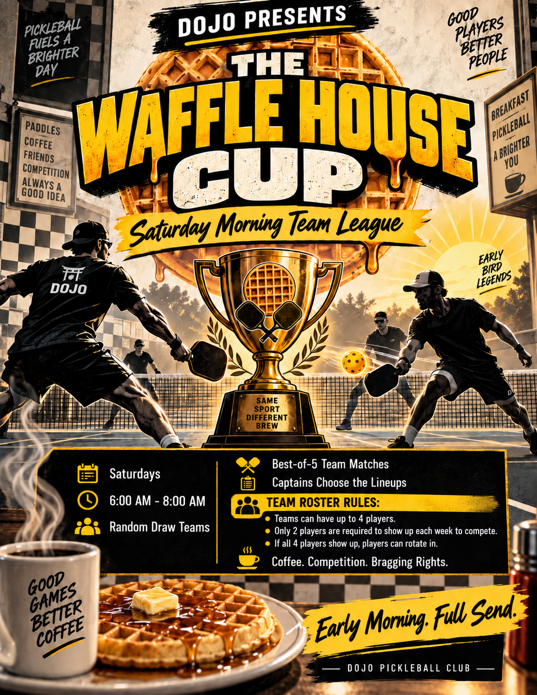 Waffle House Cup Saturday Morning Team League announcement